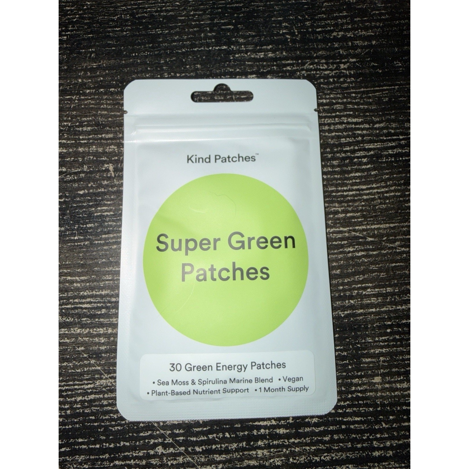 Kind Patches Super Green Energy Patches 30 Ct Sea Moss Spirulina Vegan New