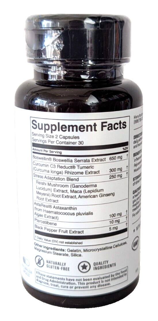 MTN OPS Defuse Inflammation Support Supplement, 30 Servings, Exp. 9/2026