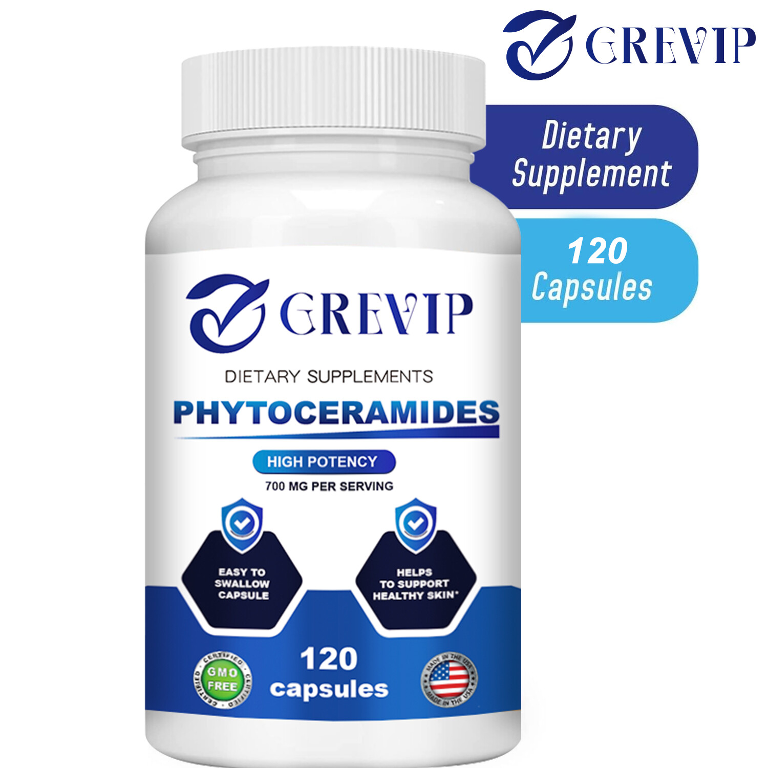 Phytoceramides 700mg – Anti Aging, Anti-wrinkle, Skin Care, Restoring Ceramides