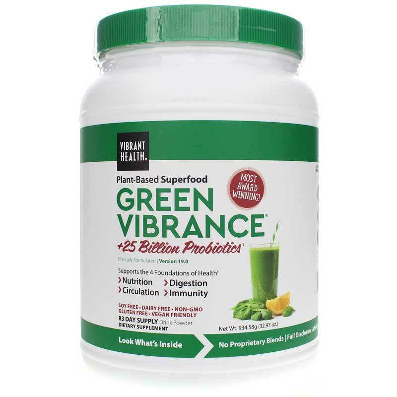 Vibrant Health Green Vibrance 32.97oz 83 servings