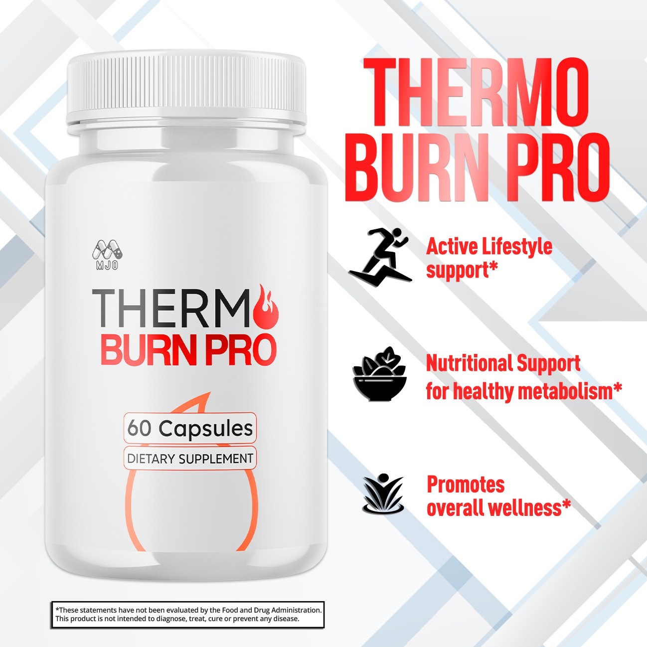 (2 Pack) Thermo Burn Pro Advanced Energy & Fitness Formula ThermoBurnPro 120Caps