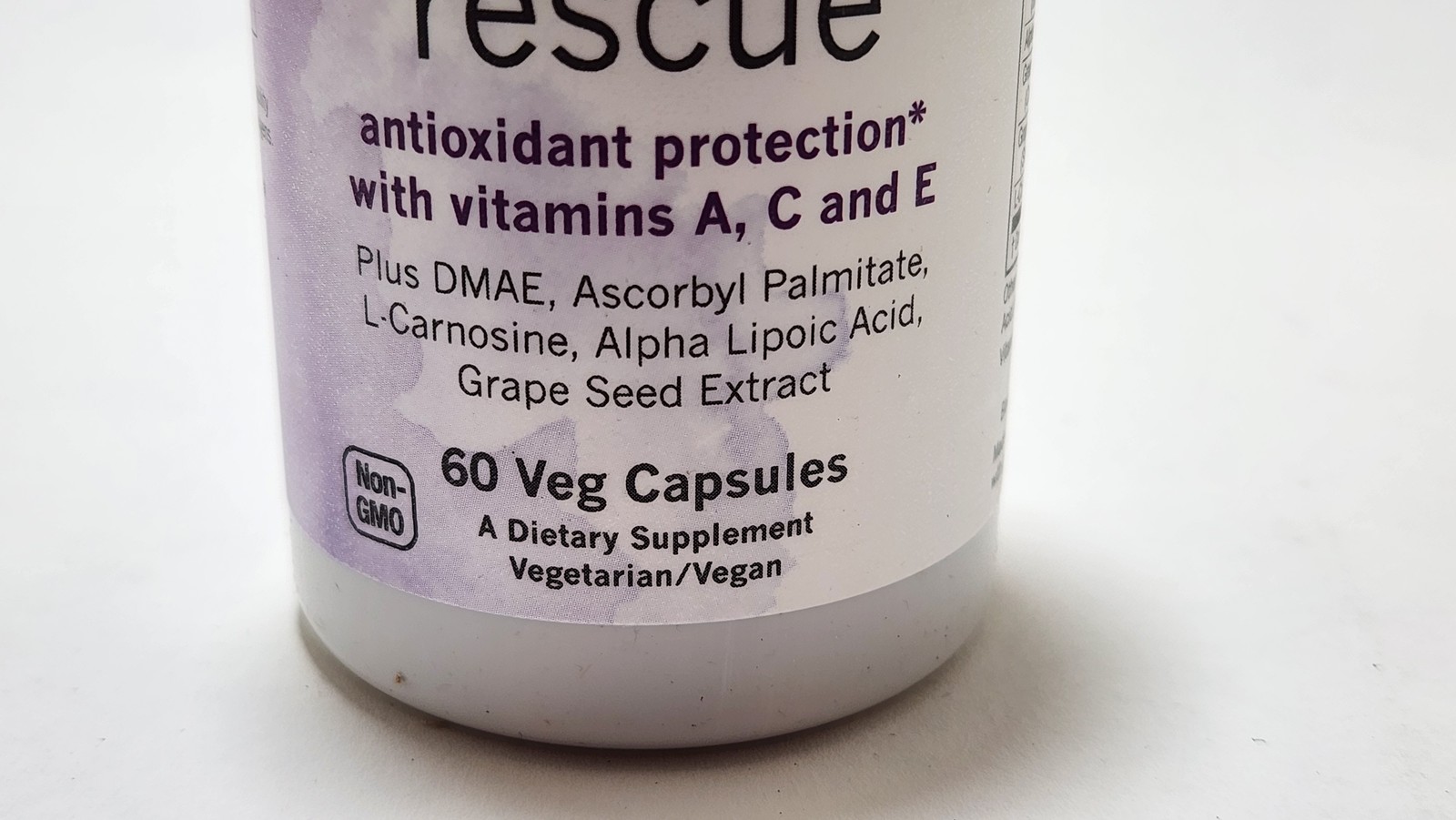 NOW Solutions Wrinkle Rescue 60 Veg Capsules Antioxidant Vitamins EXP 09/26