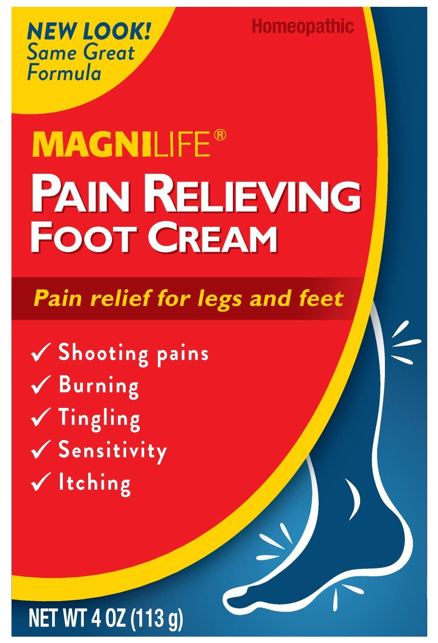 Pain Relieving Foot Cream, 4 oz, Soothing Relief for Soreness, Pain, Burning,…