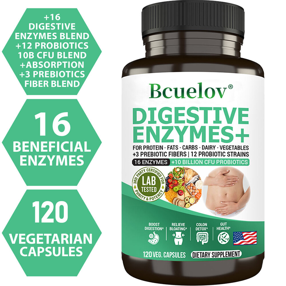 Digestive Enzymes Improve Digestion Improve Overall Well Being 120 Capsule