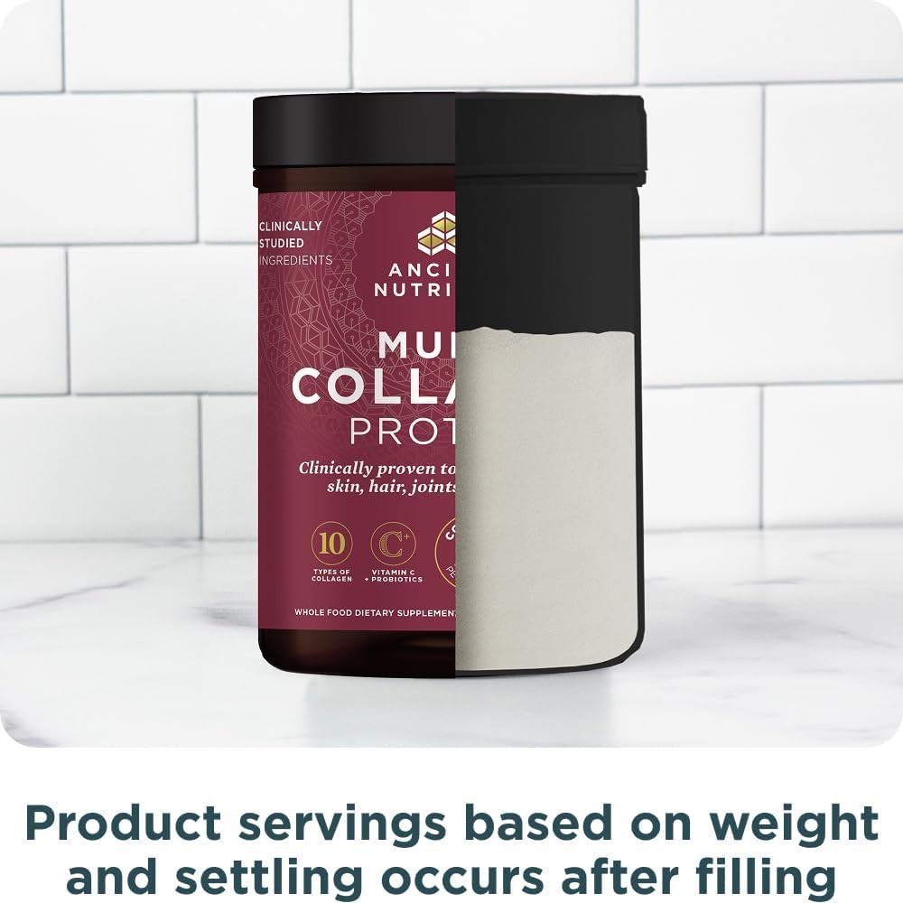 Multi Collagen Protein Powder Unflavored 16 oz (454.5g) – Pack of 3