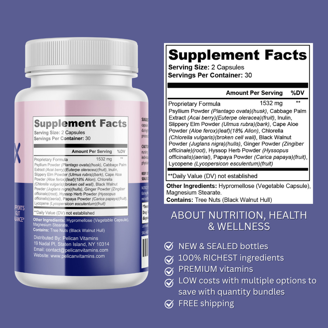CELL TOX-Digestive Support- 4 Bottles- 240 Capsules