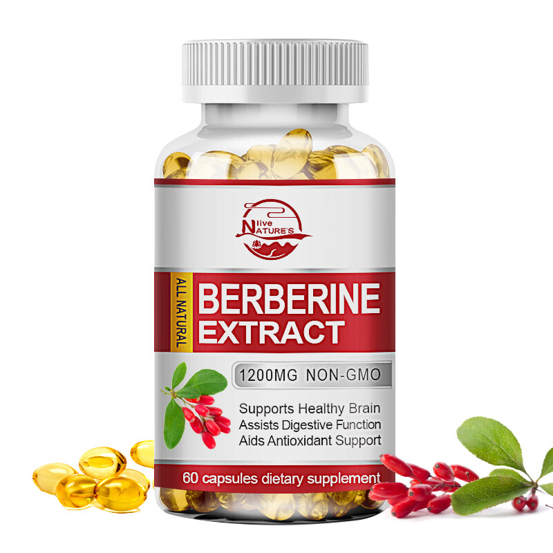 Berberine HCl 1200mg – High Potency Berberine Supplement – Blood Sugar Support