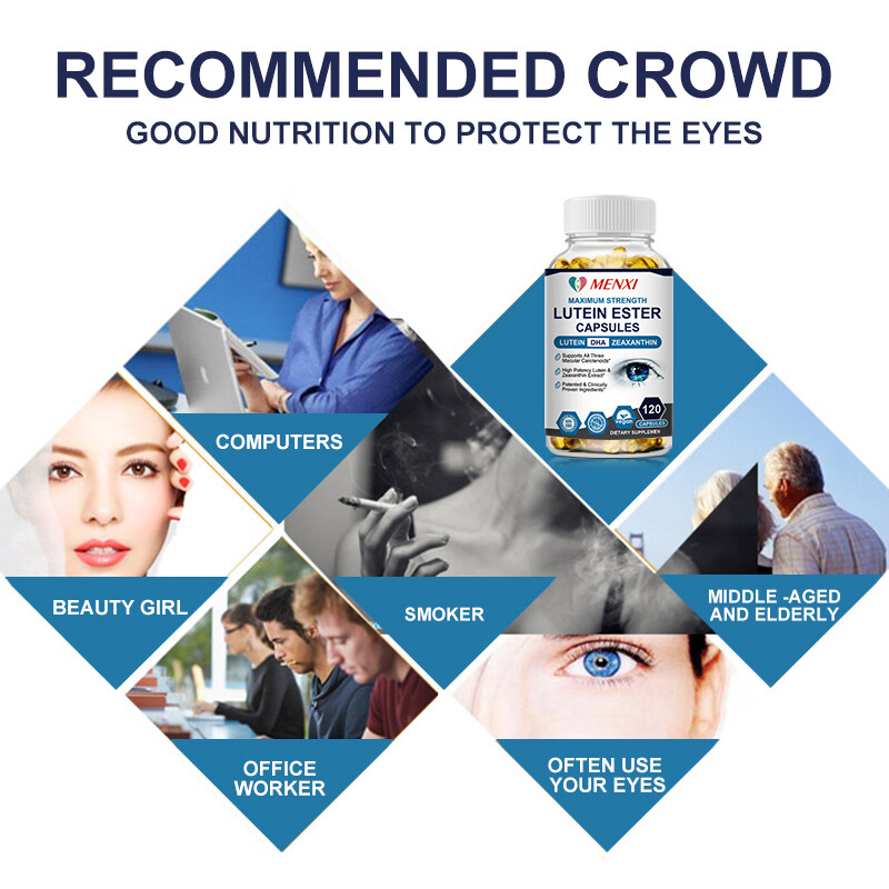 Eye Health Supplement, Lutein and Zeaxanthin, Eye Strain Support, Vision Health