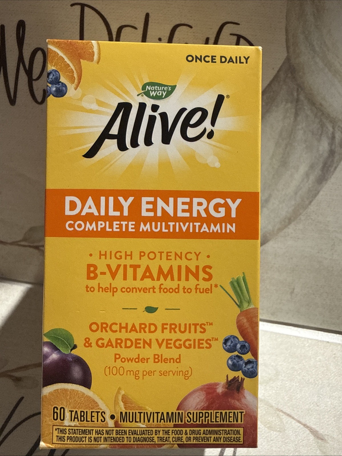 Nature’s Way Alive!, Daily Energy Complete Multivitamin; 60 Tabs Exp 09/26
