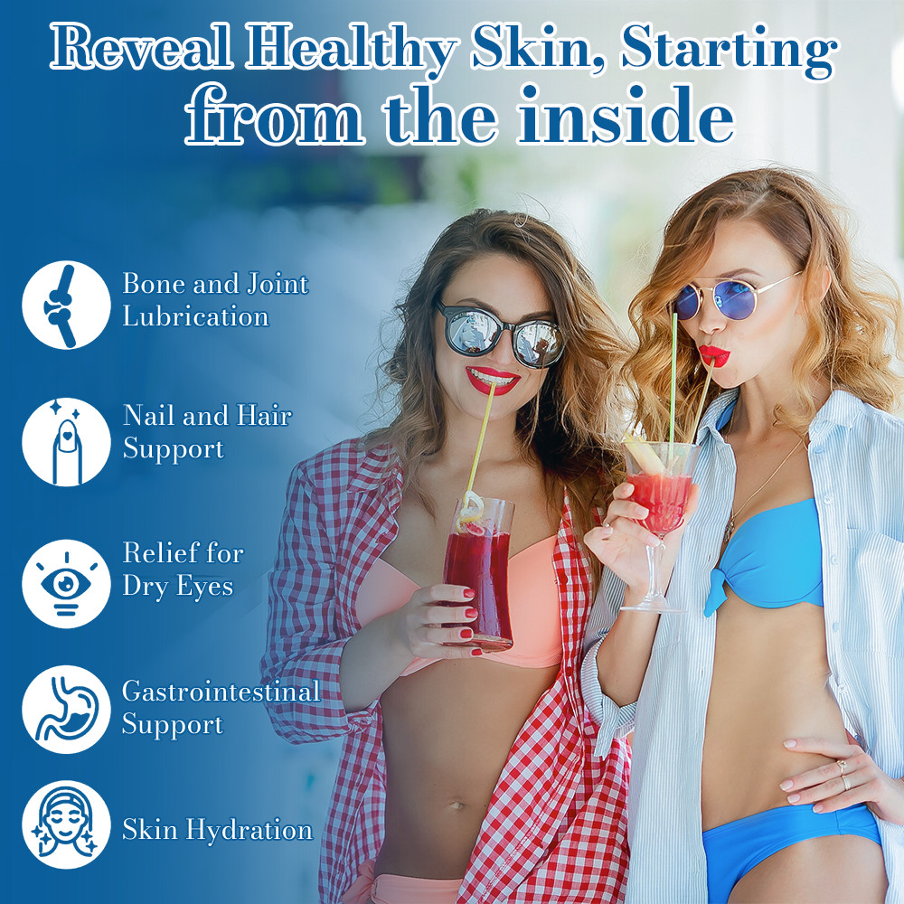 Hyaluronic Acid Anti Aging Hydrating Capsules Wrinkles Fine Lines Joint Health