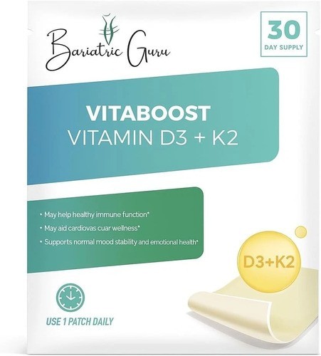 VitaBoost Patch – Vitamin D3 K2 Magnesium Calcium Bone Muscle Immune Support 30c