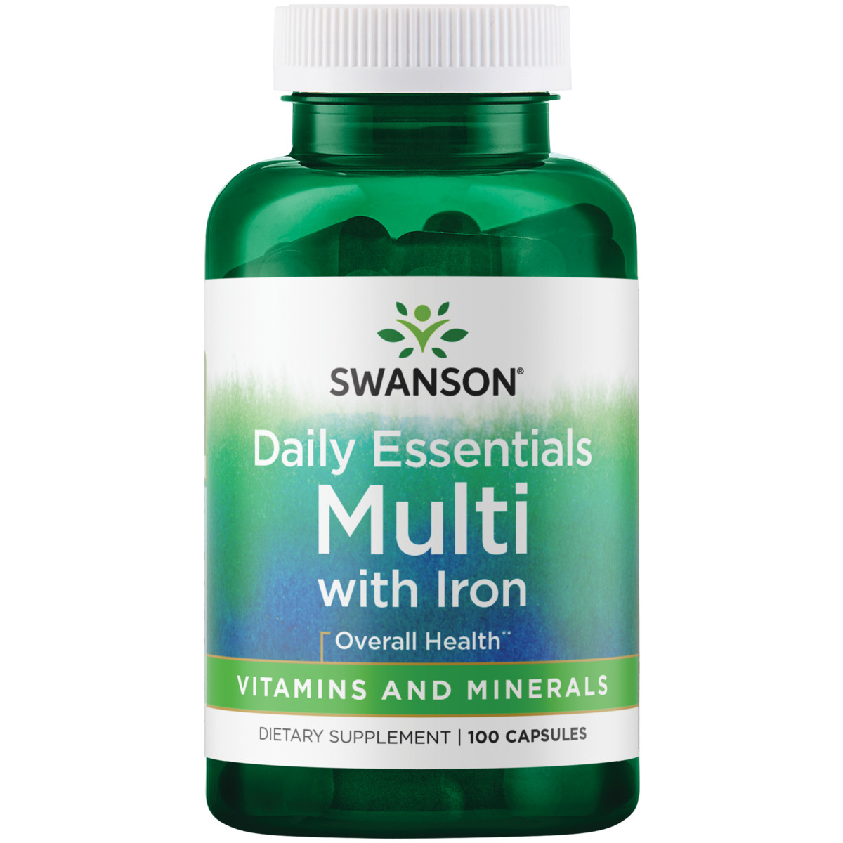 Swanson Daily Multivitamin and Mineral Capsules, 100 Count
