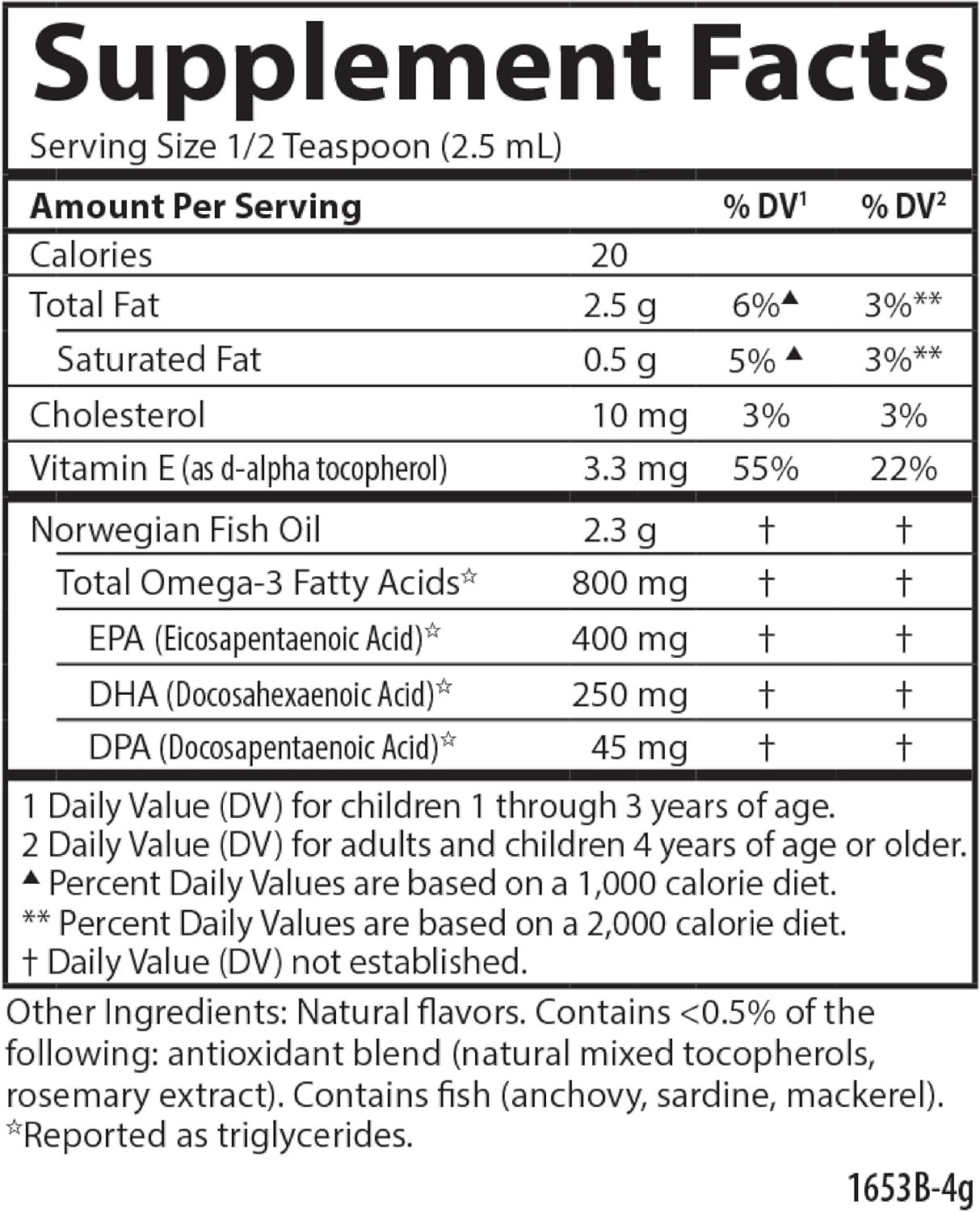 Kid’s The Very Finest Fish Oil: 800 mg Omega-3s, Orange Flavor