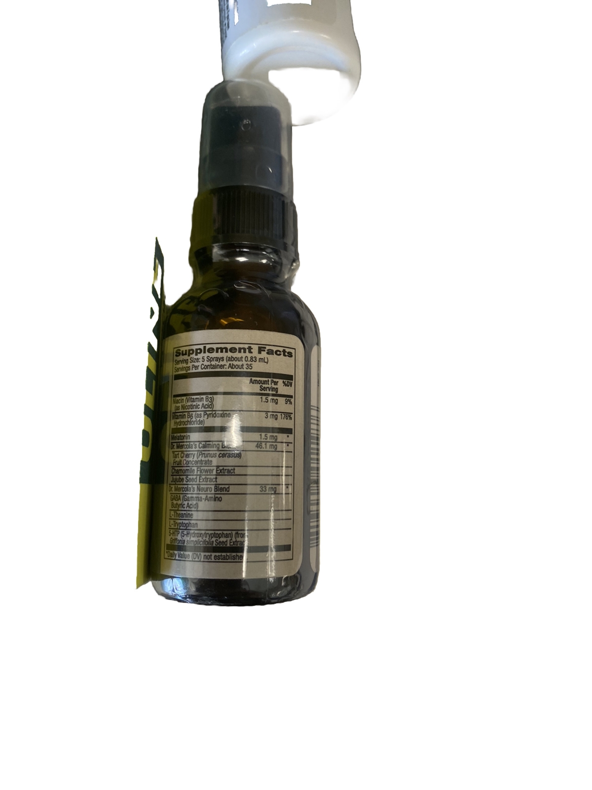 Dr Mercola Sleep Support 1.5mg Melatonin. Raspberry Flavor. 0.98 Fl Oz.