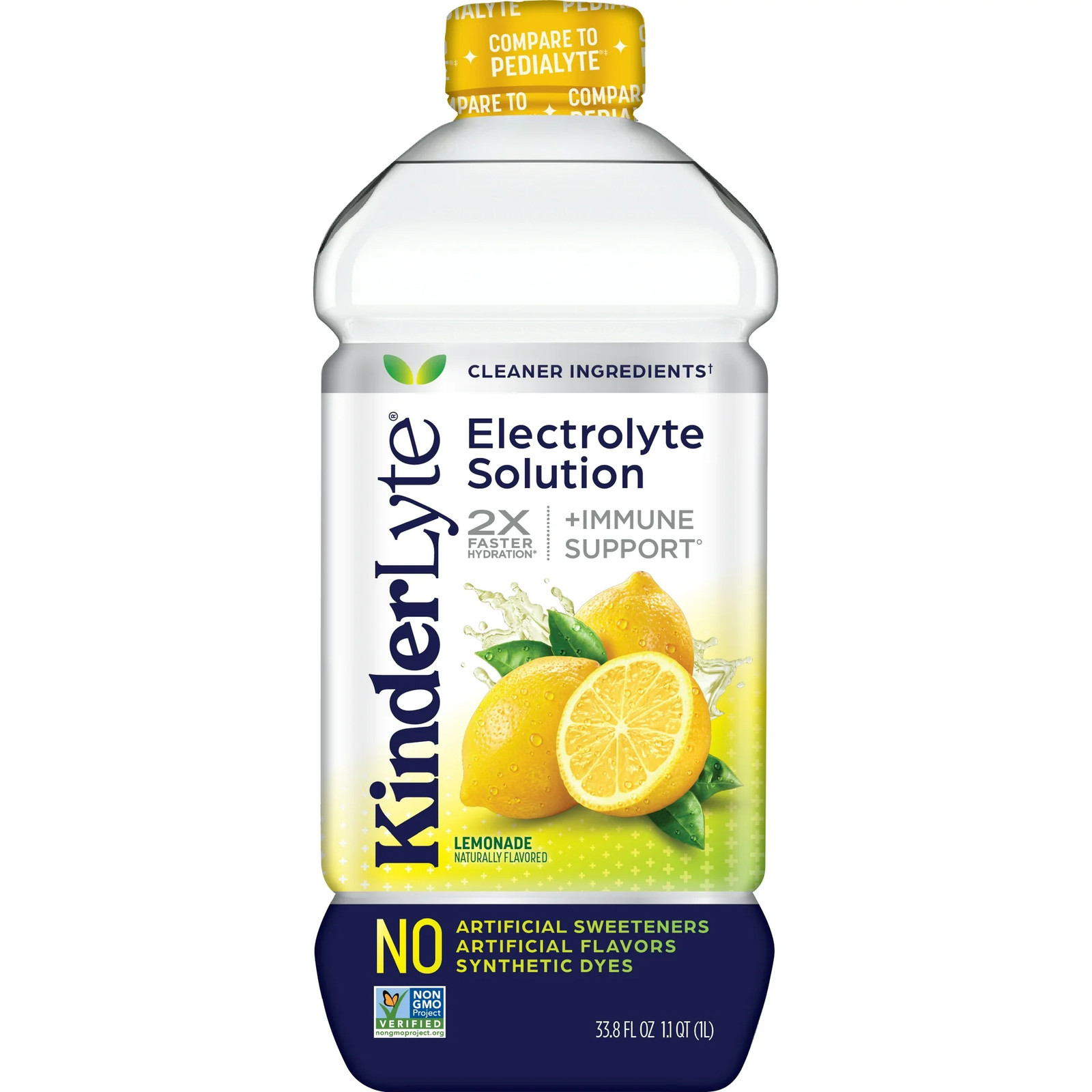 Kinderlyte Electrolyte Solution Lemonade 33.8 fl oz Pack of 6