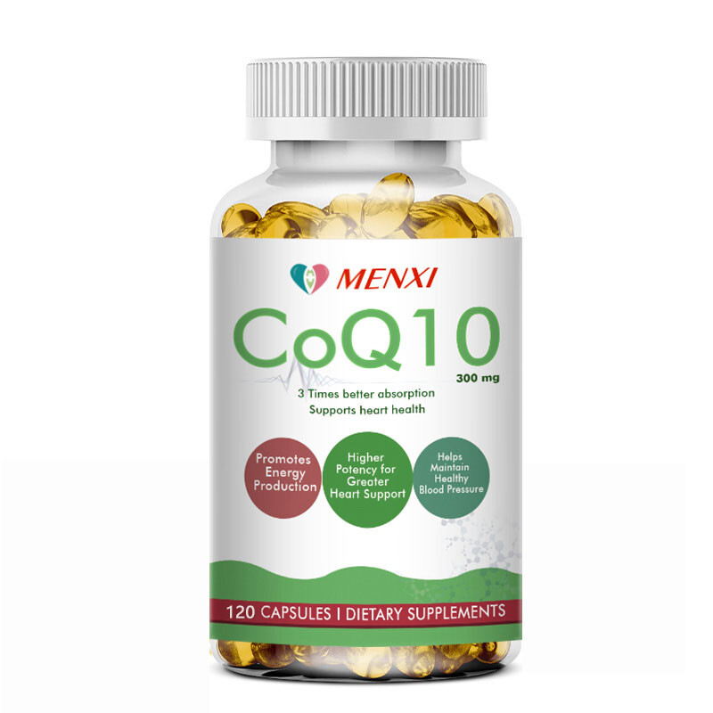 CoQ 10 Coenzyme Q10 Vegan 120 Capsules Cardiovascular Heart Health 300MG US