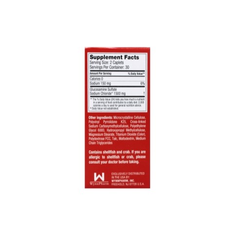 Dona Crystalline Glucosamine Sulfate 750 Mg, 60 Count – Pack of 2