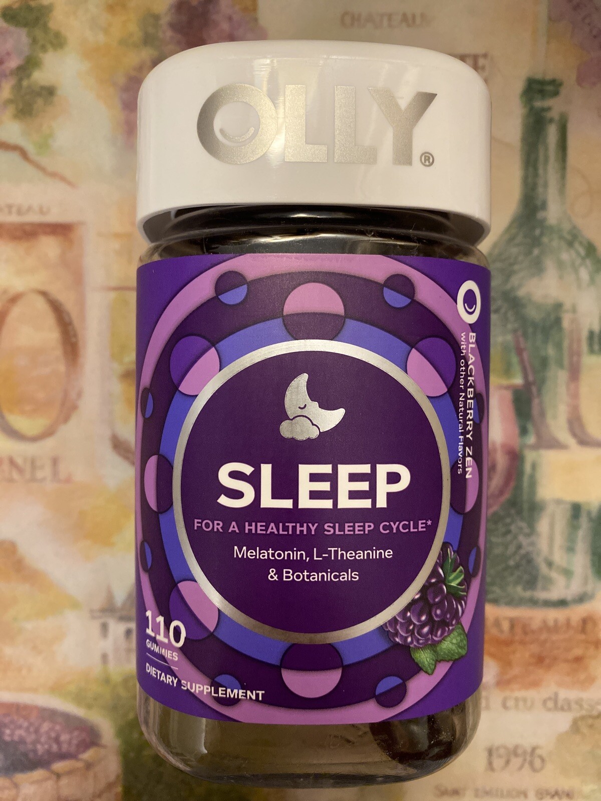 Olly Restful Sleep (110 Gummies) For A Healthy Sleep Cycle~Expires 09/2024+