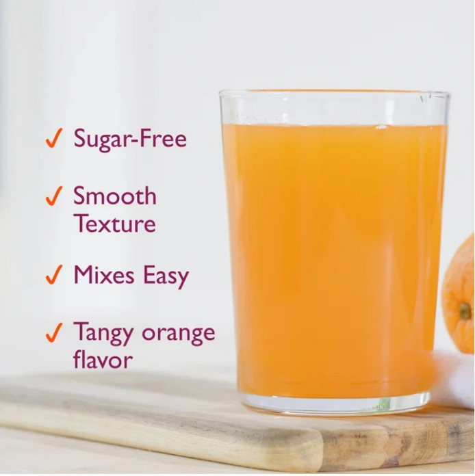 Metamucil Sugar Free Fiber Powder, Orange, 180 Servings