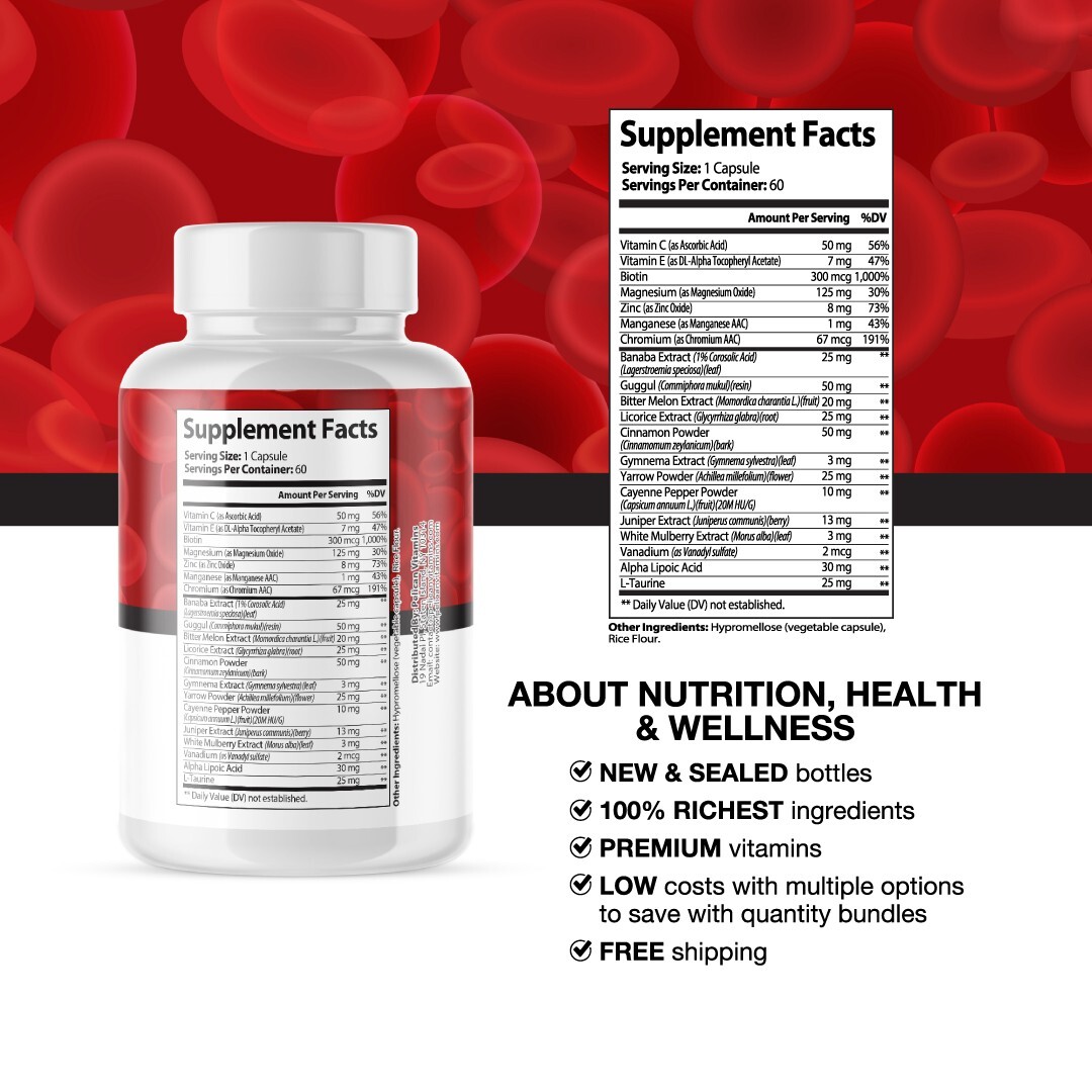 Blood Clean- Blood Support- 60 Capsules
