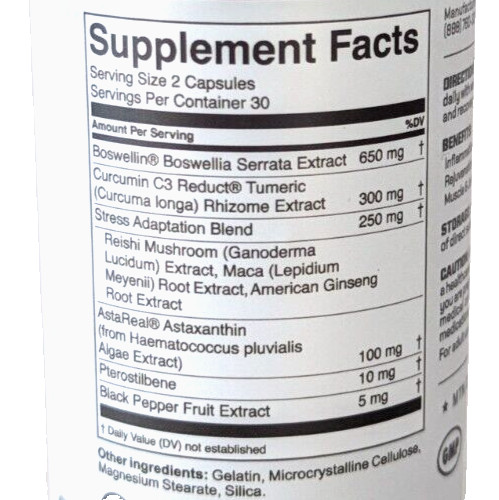MTN OPS Defuse Inflammation Support Supplement, 30 Servings, Exp. 9/2026