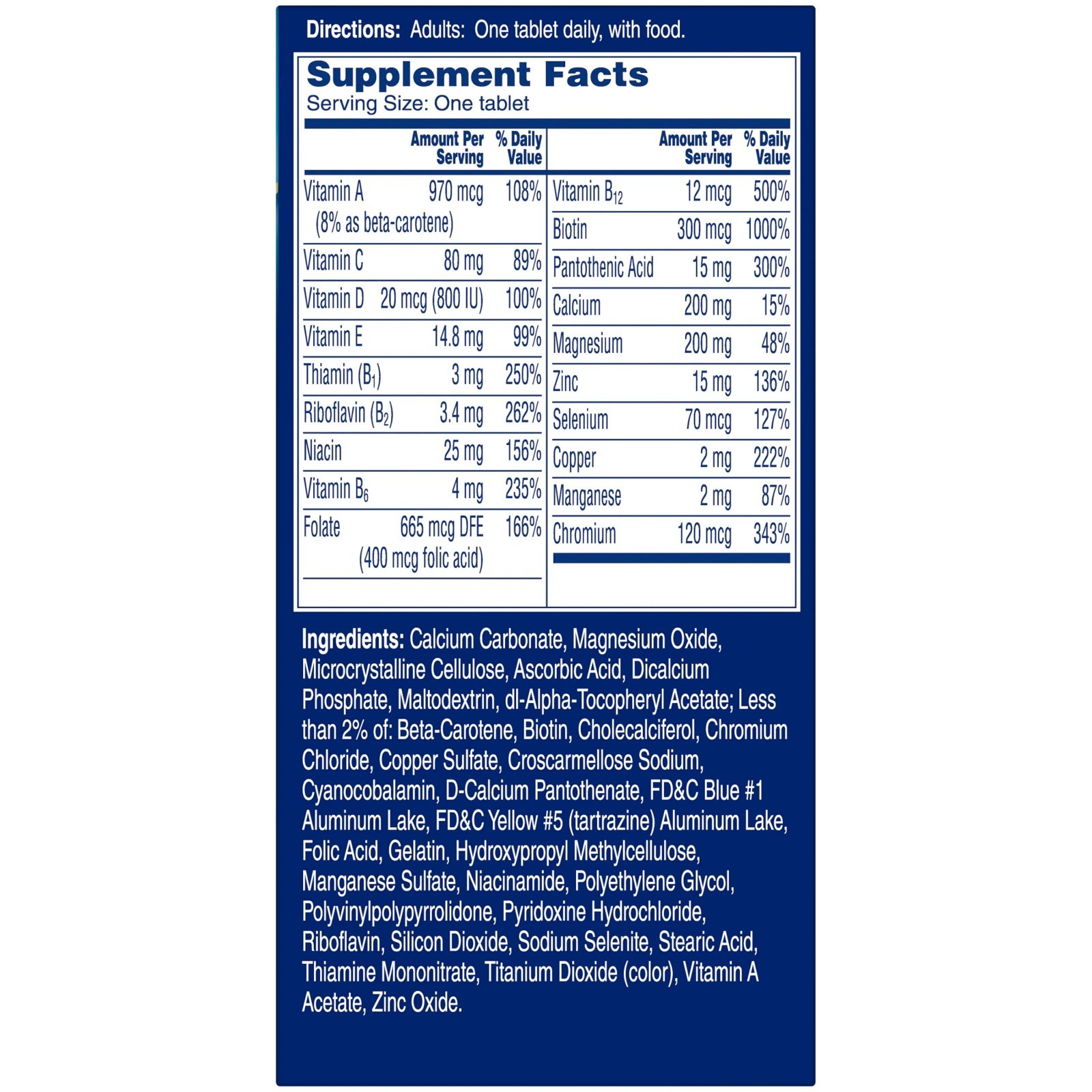 One a Day Men’S Pro Edge Multivitamin, Supplement with Vitamin A,C,D, E and Zinc