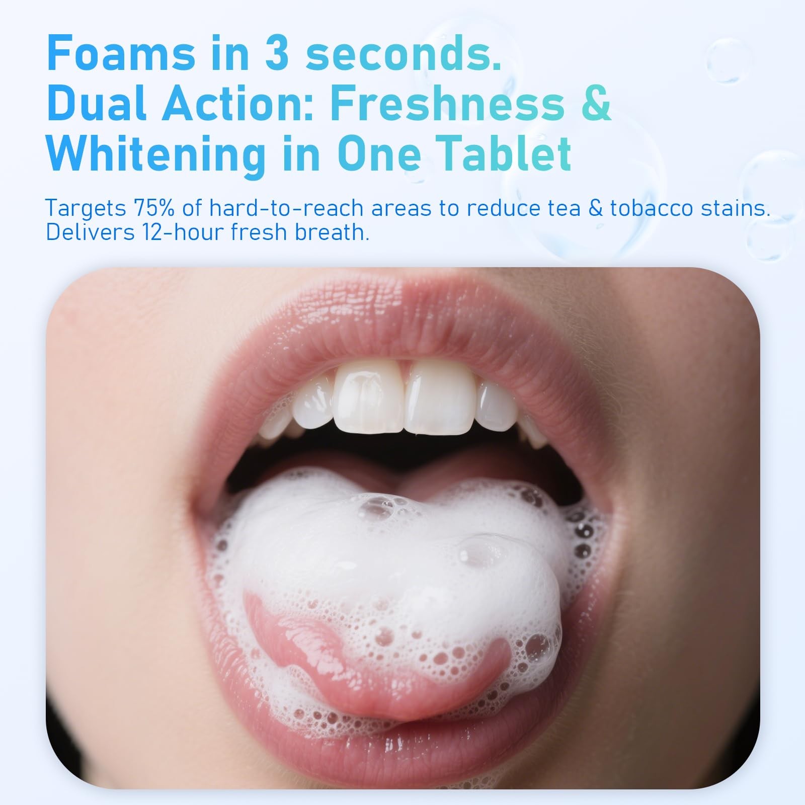 Popboom Probiotic Travel Size Mouthwash Tablets 0.04 Ounce (Pack of 70), Pink