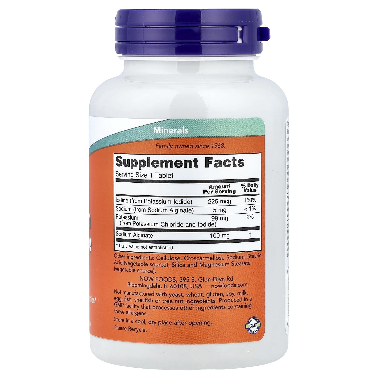 Potassium Plus Iodine 180 Tablets 180 Count (Pack of 1), No Color