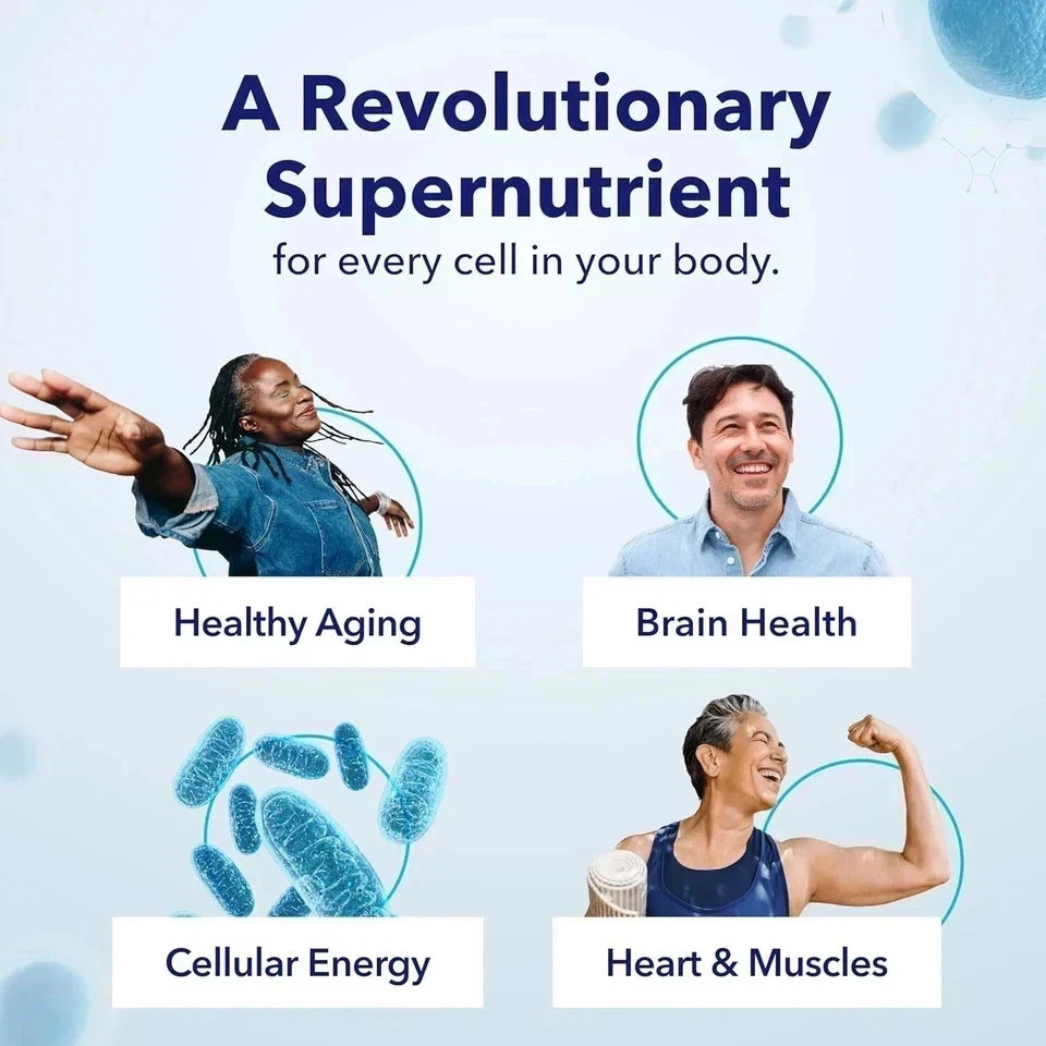 NEW 300mg TRU NIAGEN NAD Supplement Niagen for Brain Function & Anti-Aging