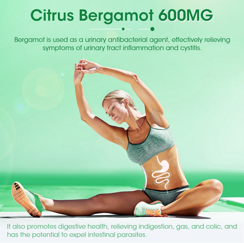 Organic Citrus Bergamot Bergamia Extract 600 mg Liquid Drops 30ml