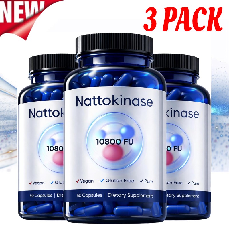 «Quality Nattokinase 3X Supplement – 10800 FU 60 Capsules Per Serving HOT 2026»