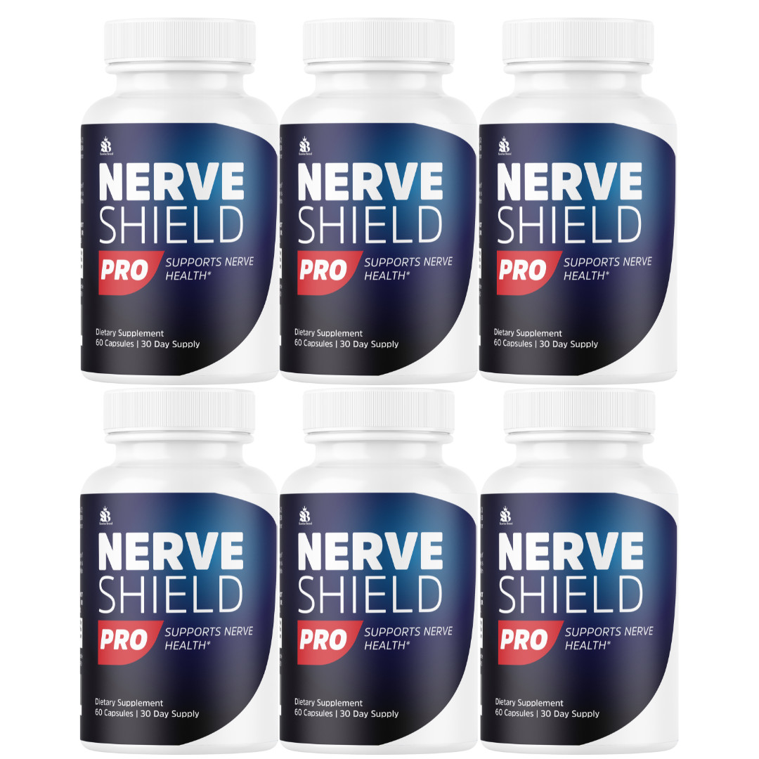 Nerve Shield Pro Nerve Health Support, Healthy Nerves Official- 6 Bottles