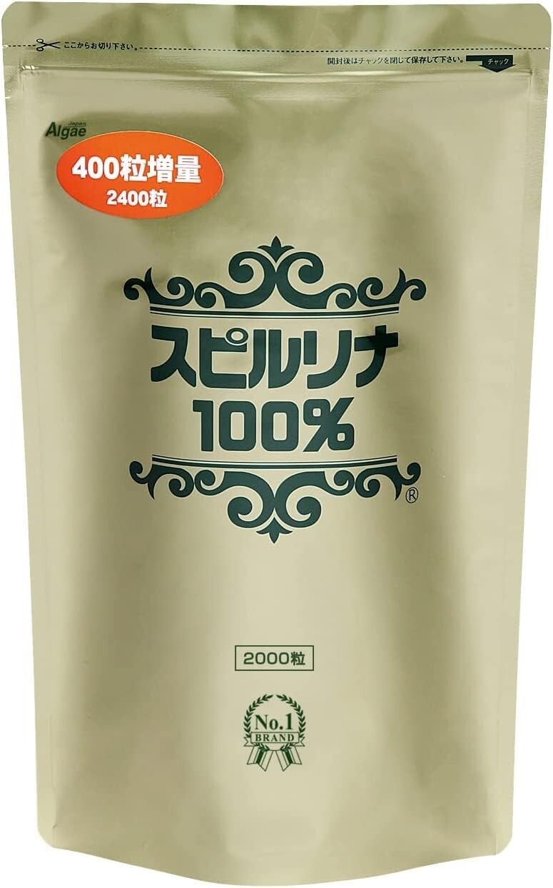 Brand-New Deep sea water Spirulina 100% [2400 tablets] Supplement from Japan A
