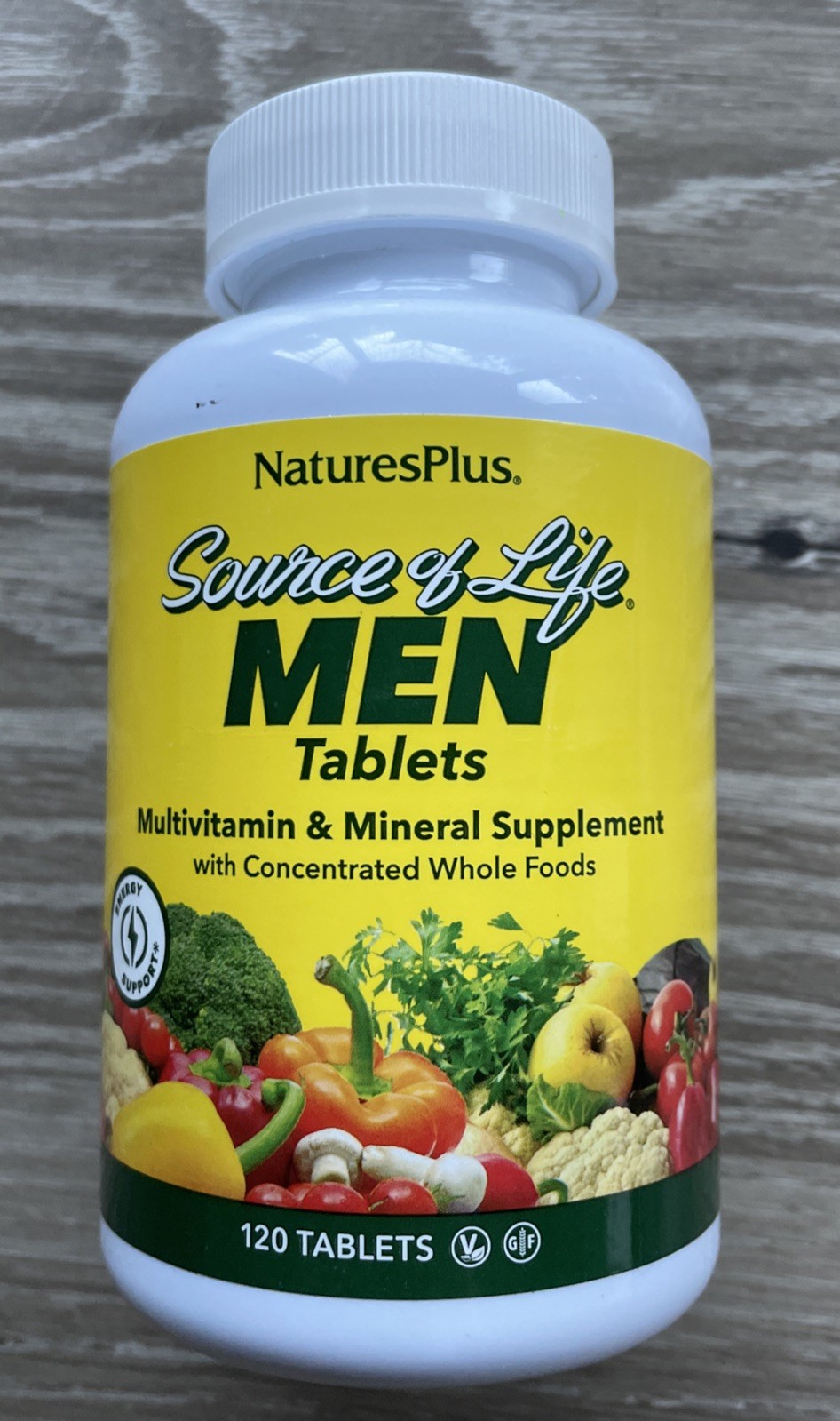 Nature’s Plus Source of Life Men – Iron Free 120 tabs 09/2026
