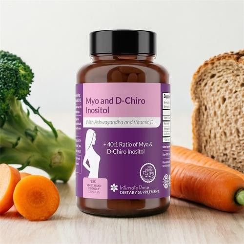 [Myo-Inositol] Supplement For PCOS With Ashwagandha And Vitamin D – 120 Capsules