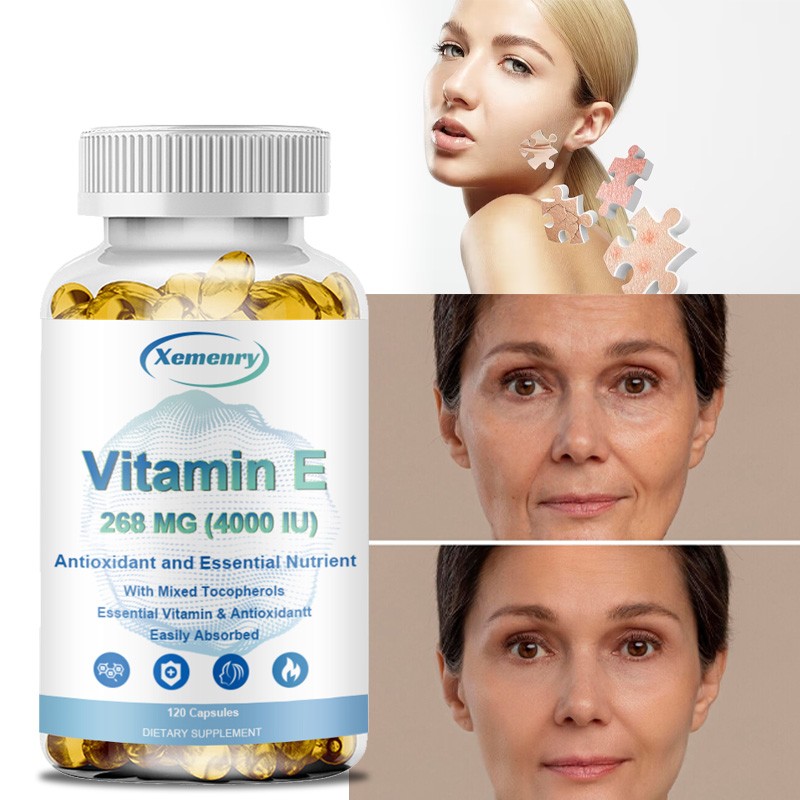 Vitamin E 4000IU – Supports Skin,Hair, and Eye Health,Healthy Aging,Anti-wrinkle