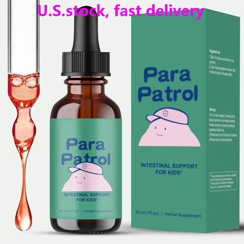 Para Patrol Stomach Cleansing Drops Support Intestinal & Immune Health for Kids