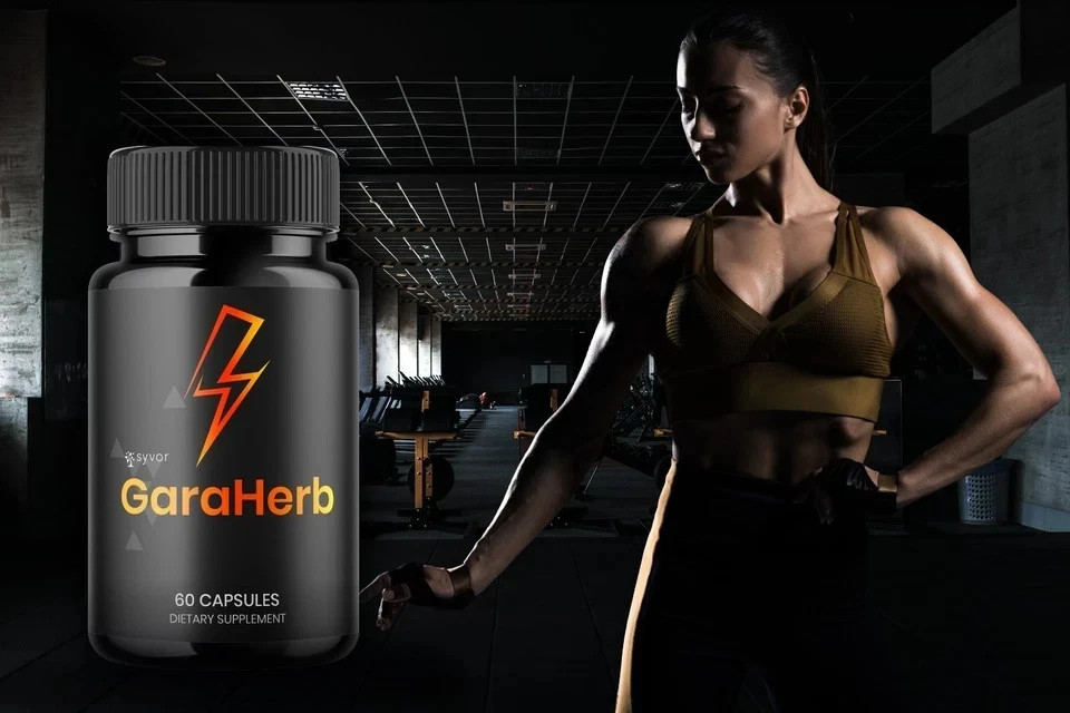 GaraHerb Advanced Energy & Fitness Support Capsules 60 Caps FS | Pack of 2