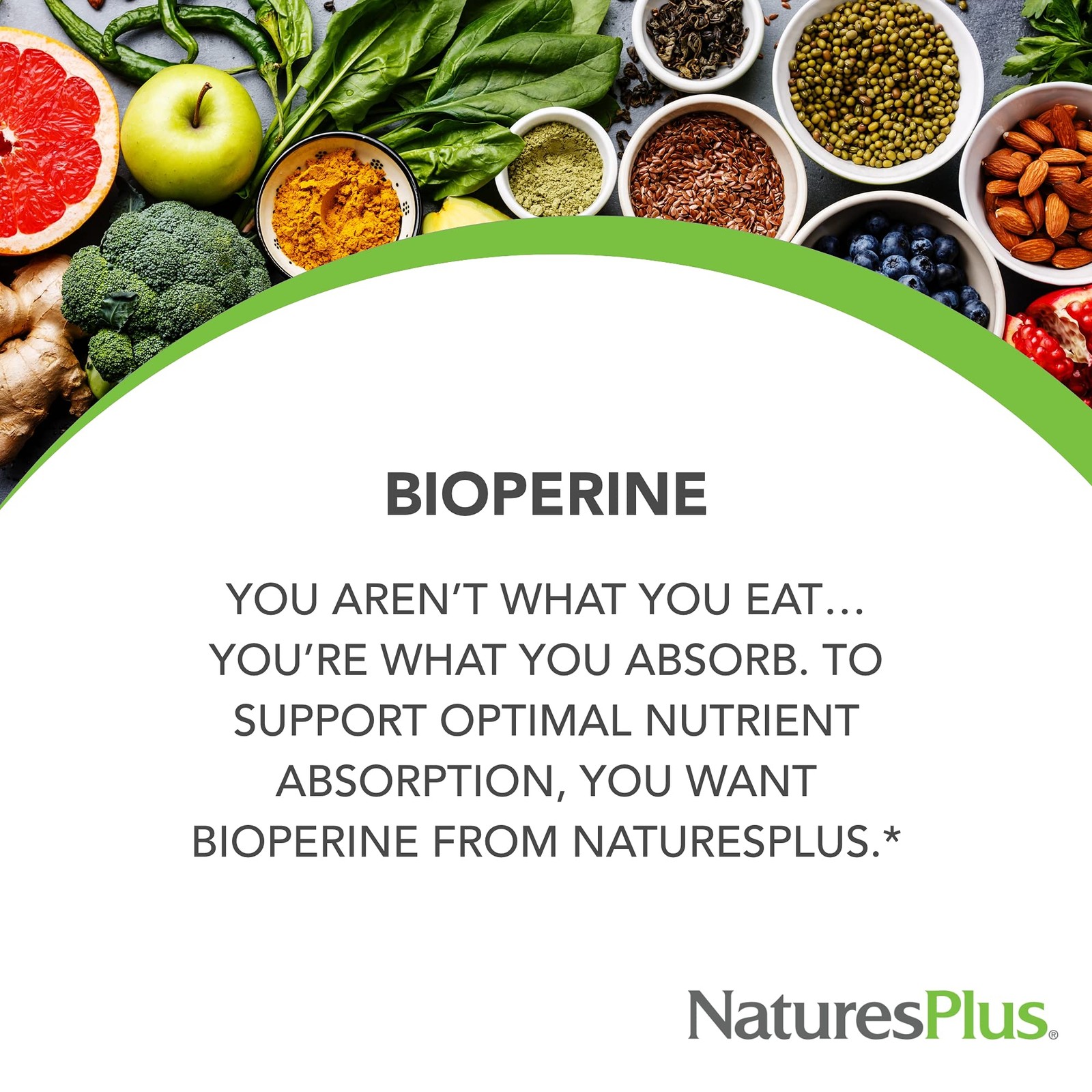 NaturesPlus Bioperine 10, 90 Capsules – Vegan, Gluten 90 Count (Pack of 1)