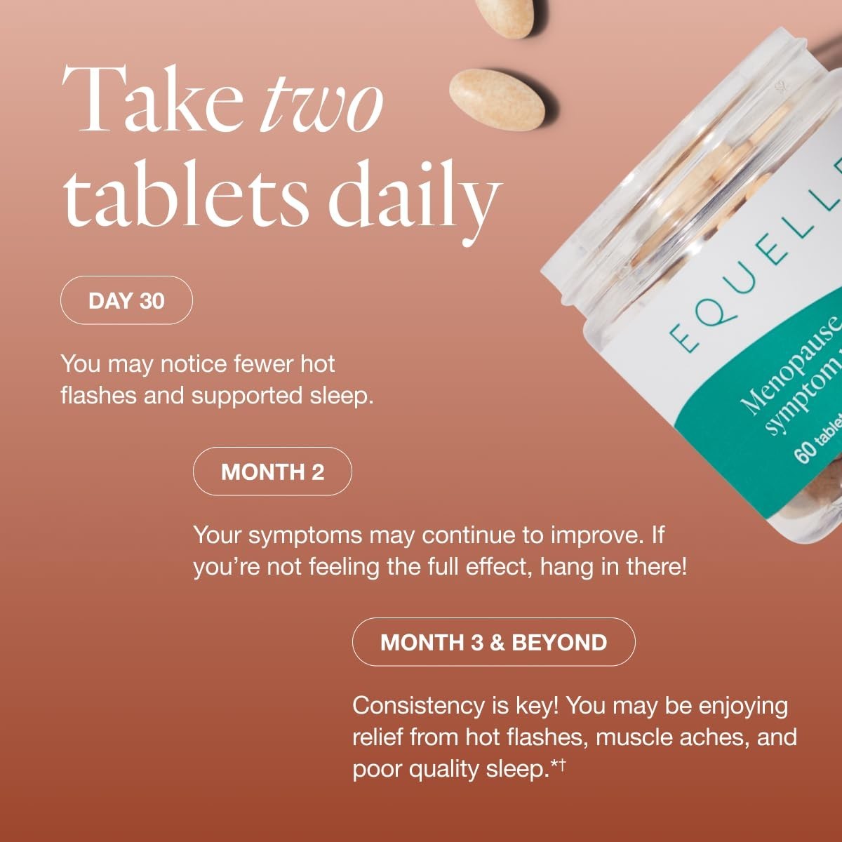 Menopause Relief Tablets – Hot Flashes, Muscle Aches, Sleep Support – Hormone-Fr