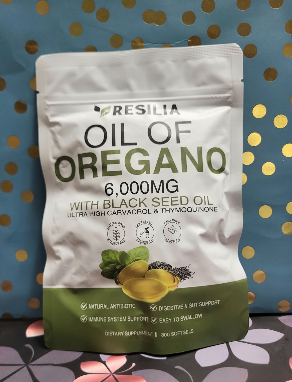 2 in 1 Oil of Oregano & Black Seed Carvacrol Immune Support 300 Softgels