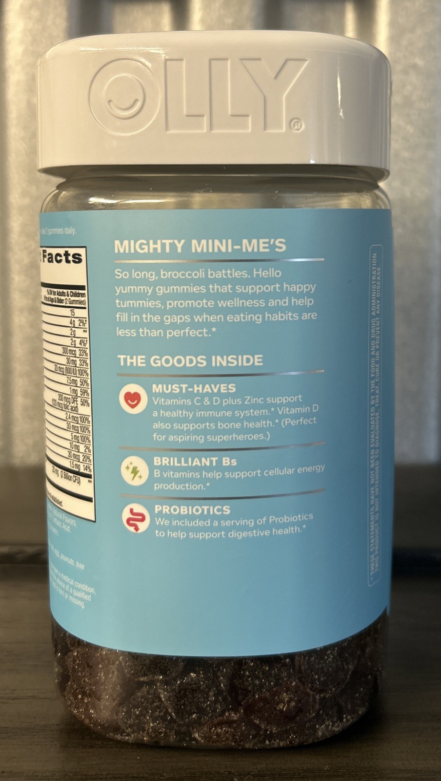 Olly Kids Multi Probiotic Yum Berry Punch 160 Gummies Exp 5/2027