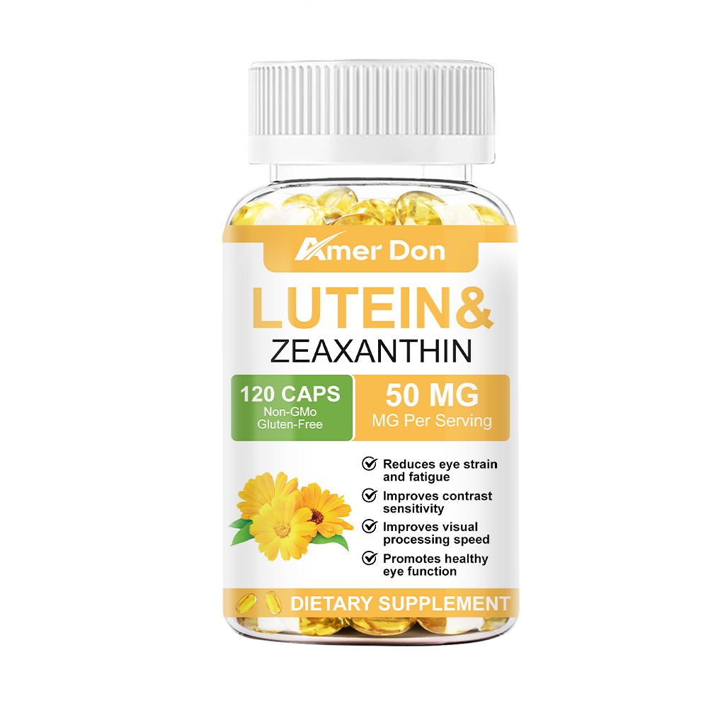 Triple Carotenoid Formula Eye Vitamins Lutein Zeaxanthin -120 Capsules EXP 07/26