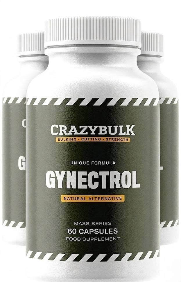 Crazybulk Gynectrol Natural Alternative 60 Capsules | Free Shipping | Pack of 3