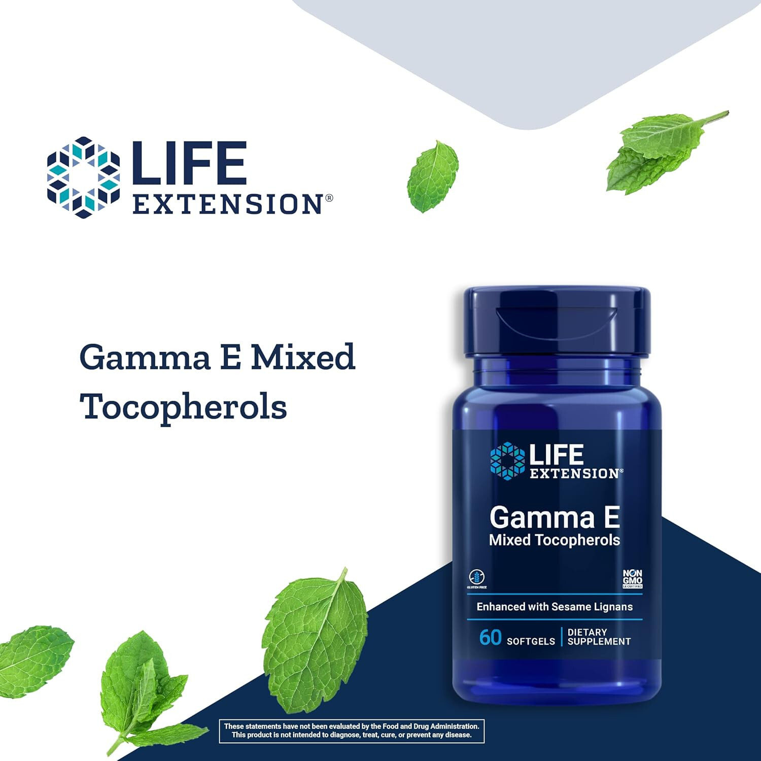 Life Extension Gamma E Mixed Tocopherols 60 sofgels