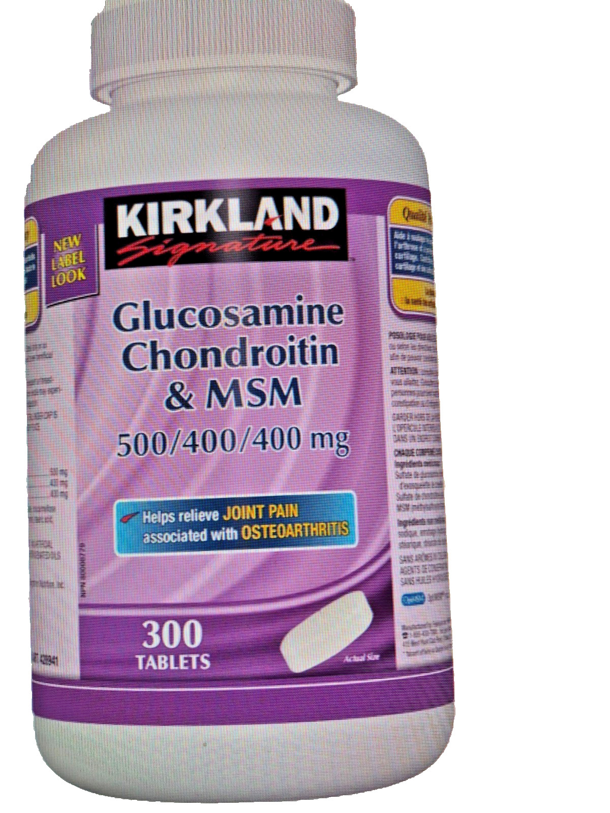 Kirkland Glucosamine Chondroitin MSM 300 Tablets | Joint Health Support Canada