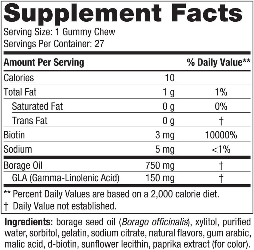 Nordic Naturals – Hair & Skin Gummy Chews – Strawberry Lemonade (27ct)
