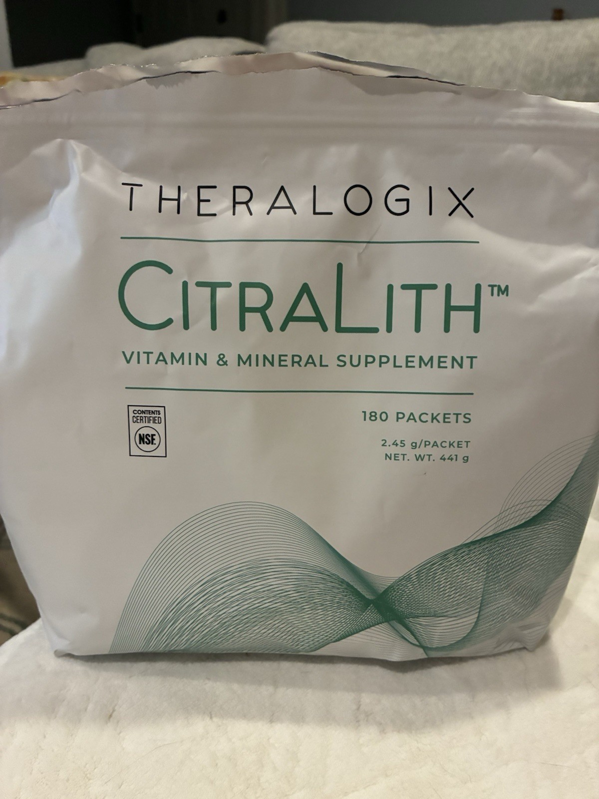 Opened Citralith Vitamin Mineral Powder Supplement 90-Day Supply Kidney Health