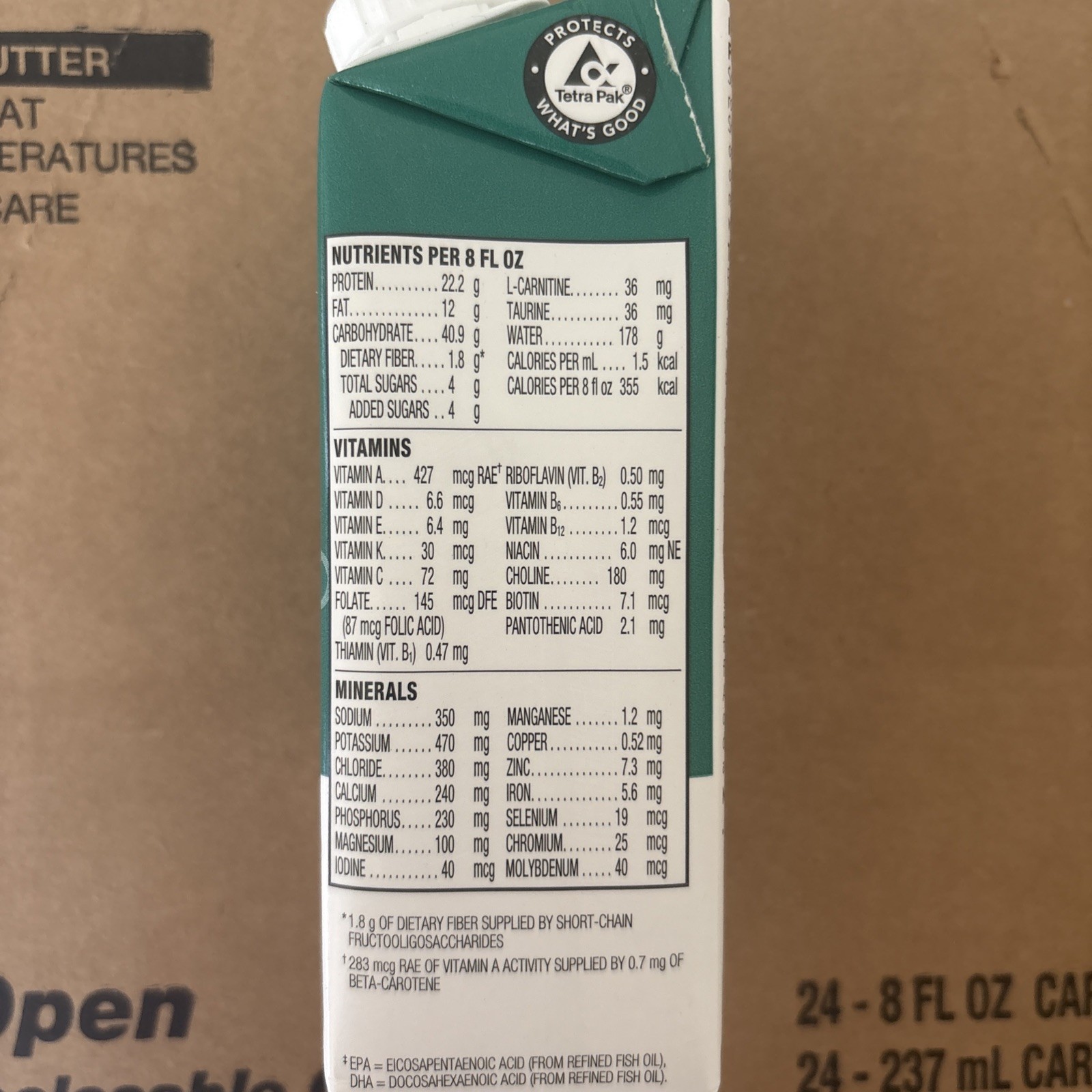 Abbott Pivot 1.5 Cal HIGH PROTEIN-VANILLA 8-FL. OZ Liquid Formula 24 Per Case
