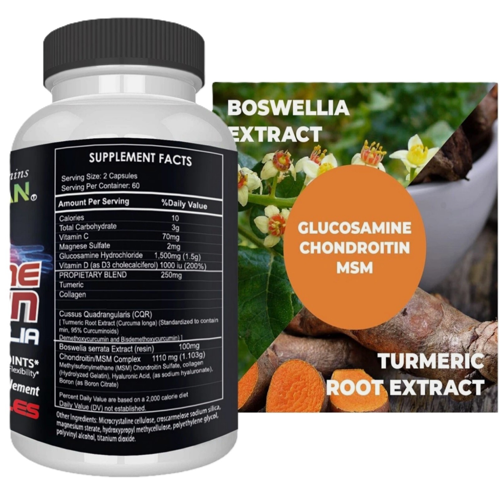 glucosamine chondroitin triple strength 200 caplets